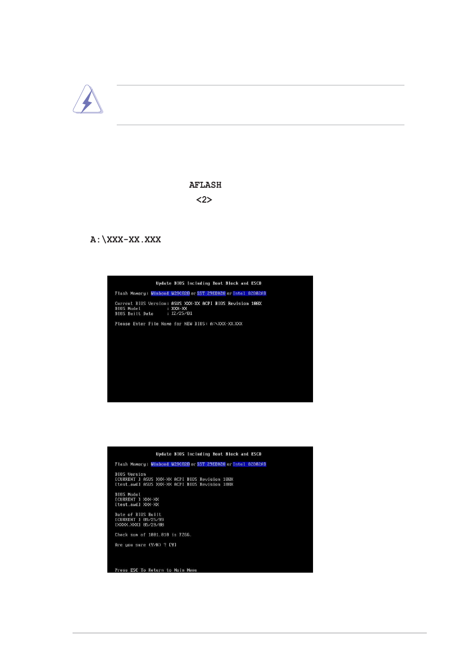 Updating the bios | Asus P4BP-MX User Manual | Page 37 / 64