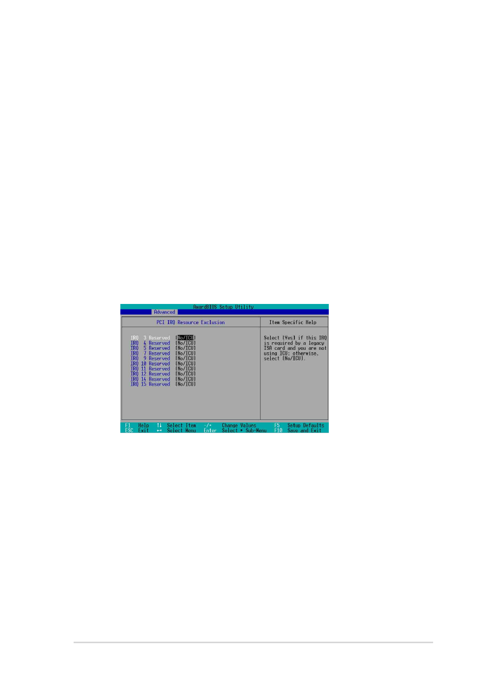 Pci irq resource exclusion | Asus P4BP-MX User Manual | Page 53 / 64