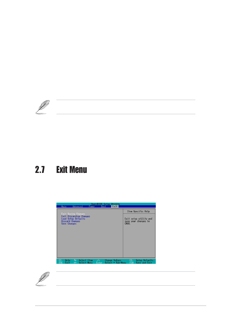 7 exit menu | Asus P4BP-MX User Manual | Page 59 / 64