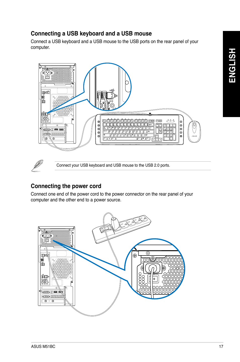 En gl is h en gl is h | Asus M51AC User Manual | Page 17 / 87