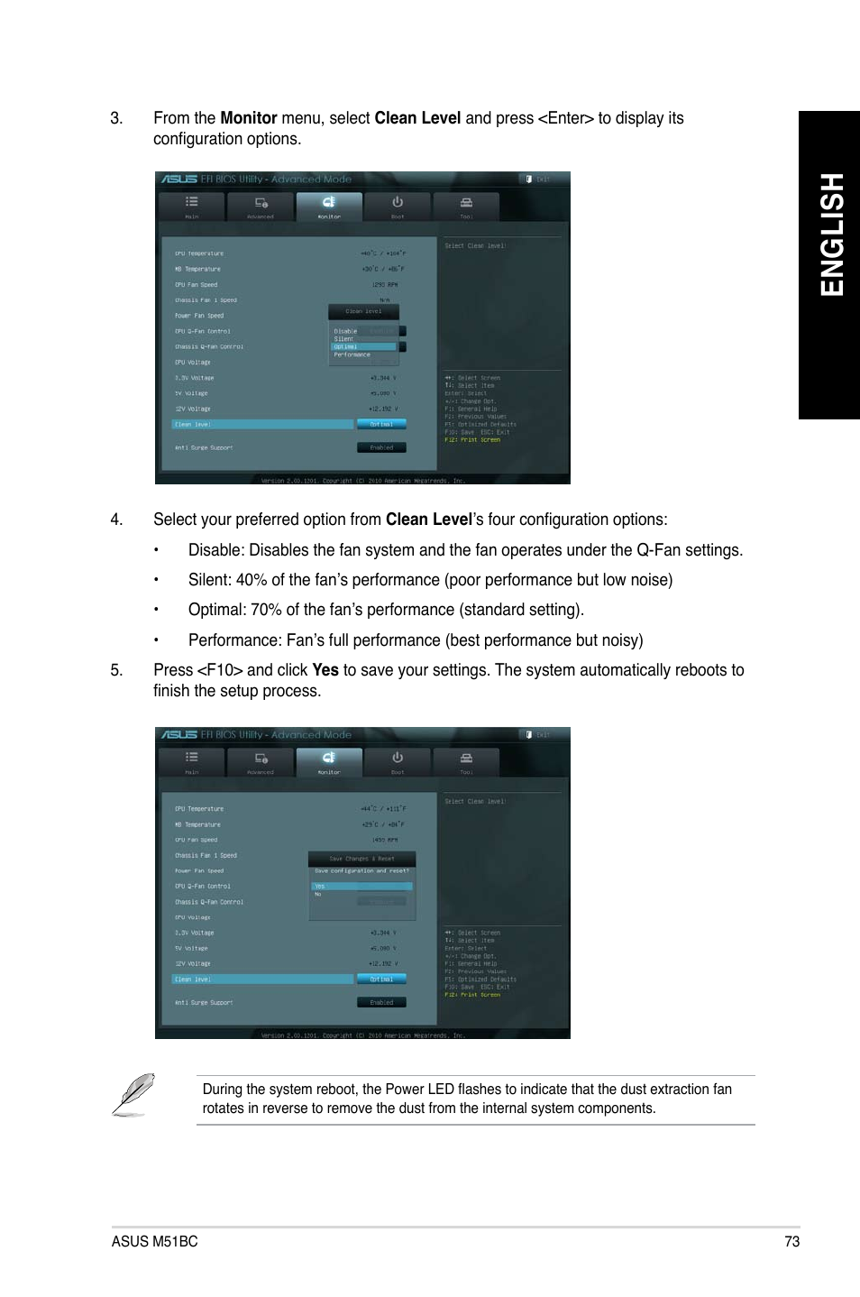 En gl is h en gl is h | Asus M51AC User Manual | Page 73 / 87