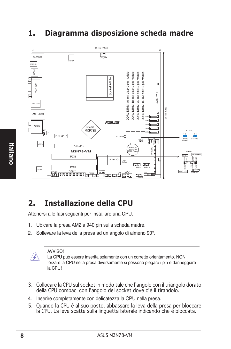 Asus m3n78-vm | Asus M3N78-VM User Manual | Page 8 / 38