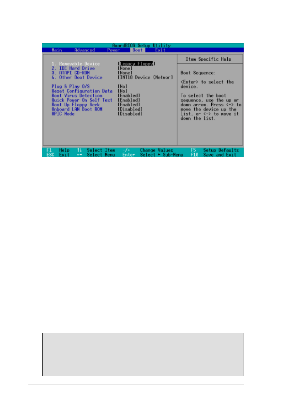 7 boot menu | Asus Terminator K7 User Manual | Page 106 / 110