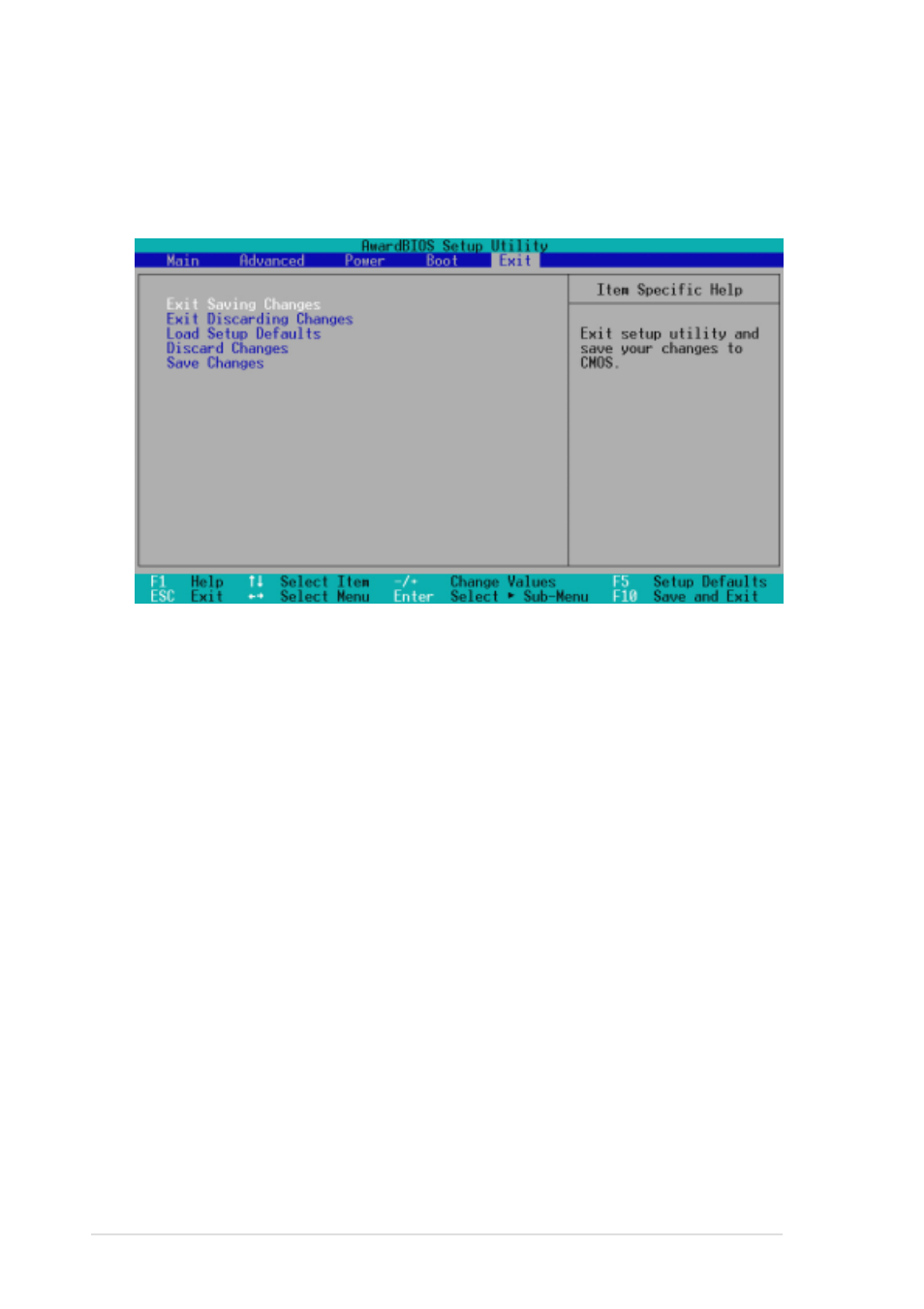 8 exit menu | Asus Terminator K7 User Manual | Page 108 / 110
