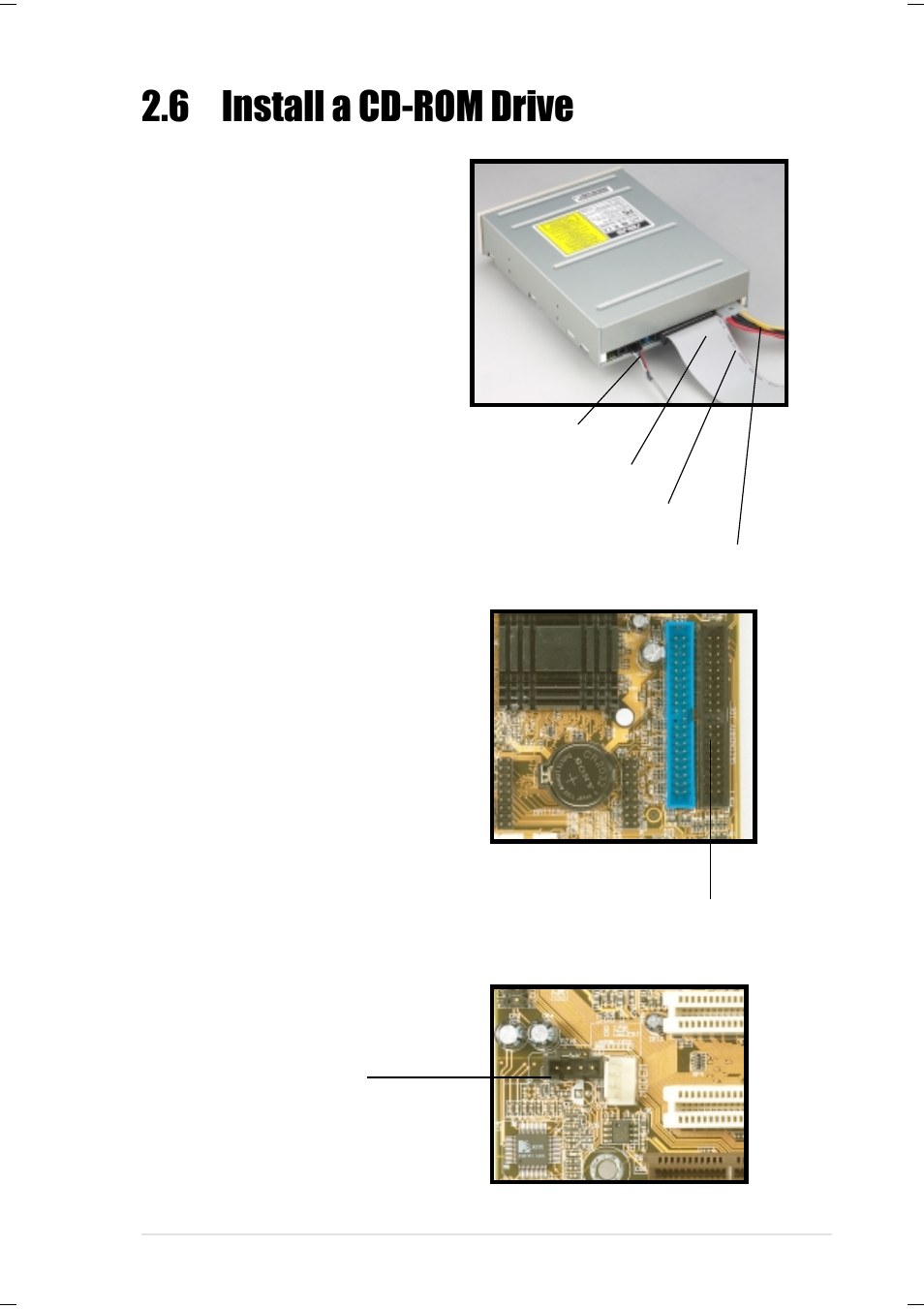 6 install a cd-rom drive | Asus Terminator K7 User Manual | Page 25 / 110