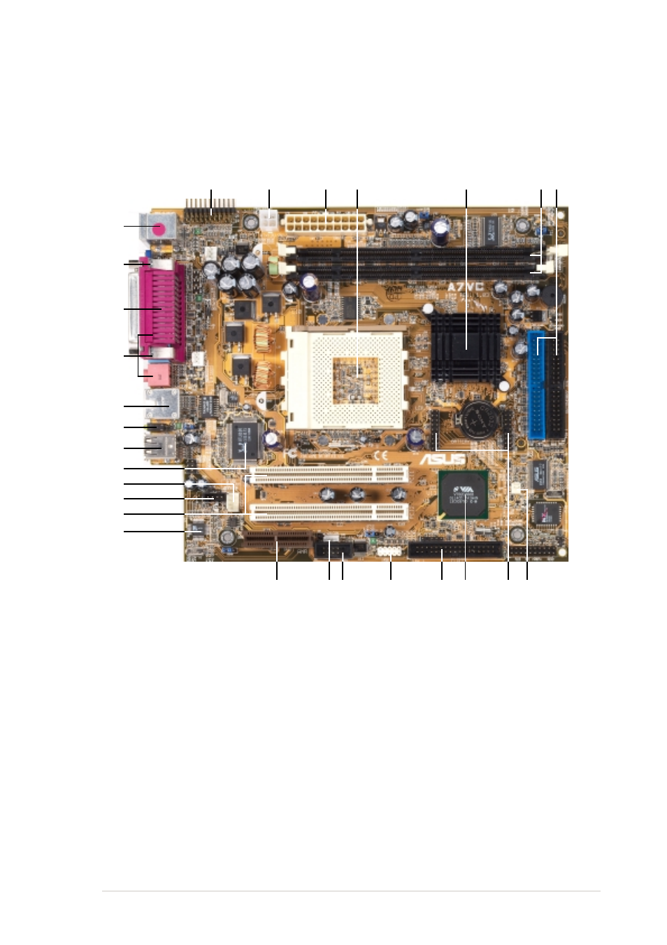 1 component locations | Asus Terminator K7 User Manual | Page 39 / 110