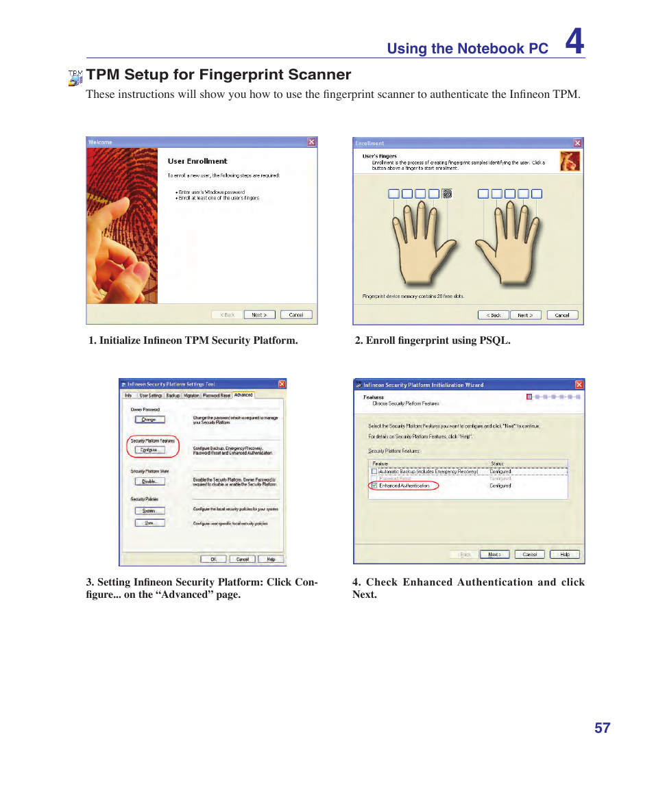 Asus U1 User Manual | Page 57 / 91