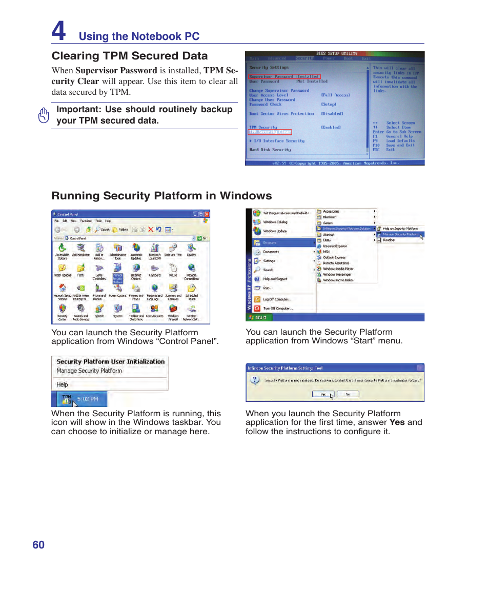 Asus U1 User Manual | Page 60 / 91