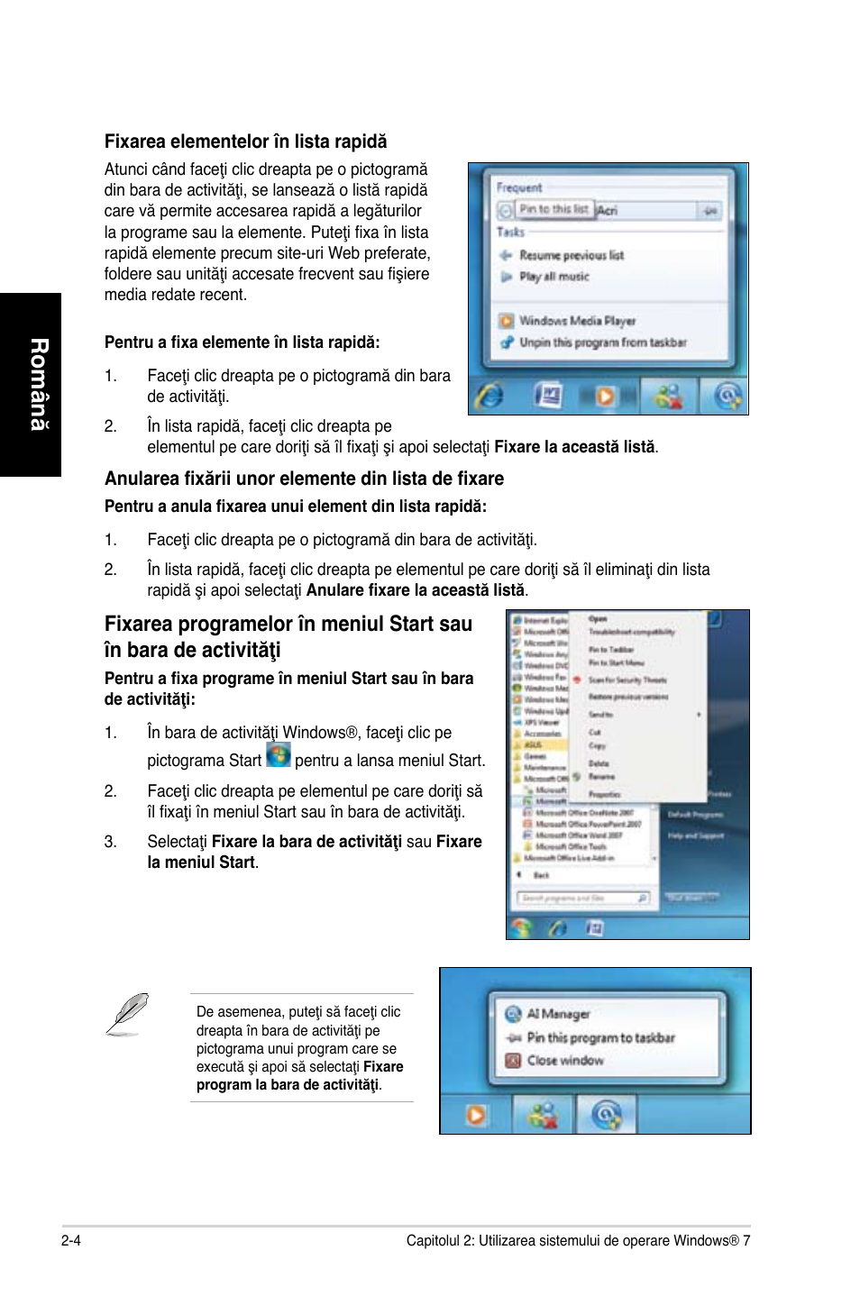 Română | Asus CG8250 User Manual | Page 102 / 243