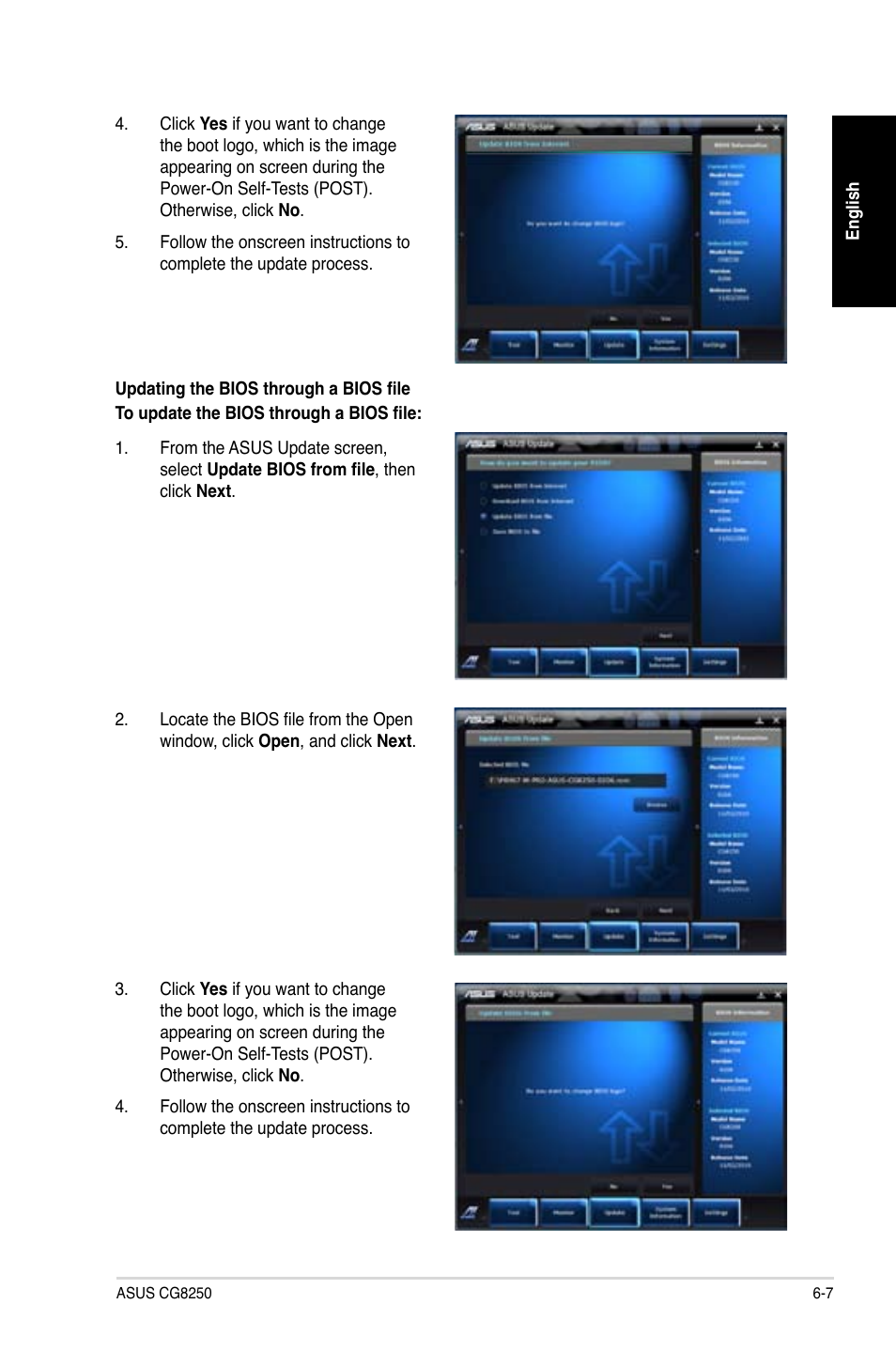Asus CG8250 User Manual | Page 59 / 243