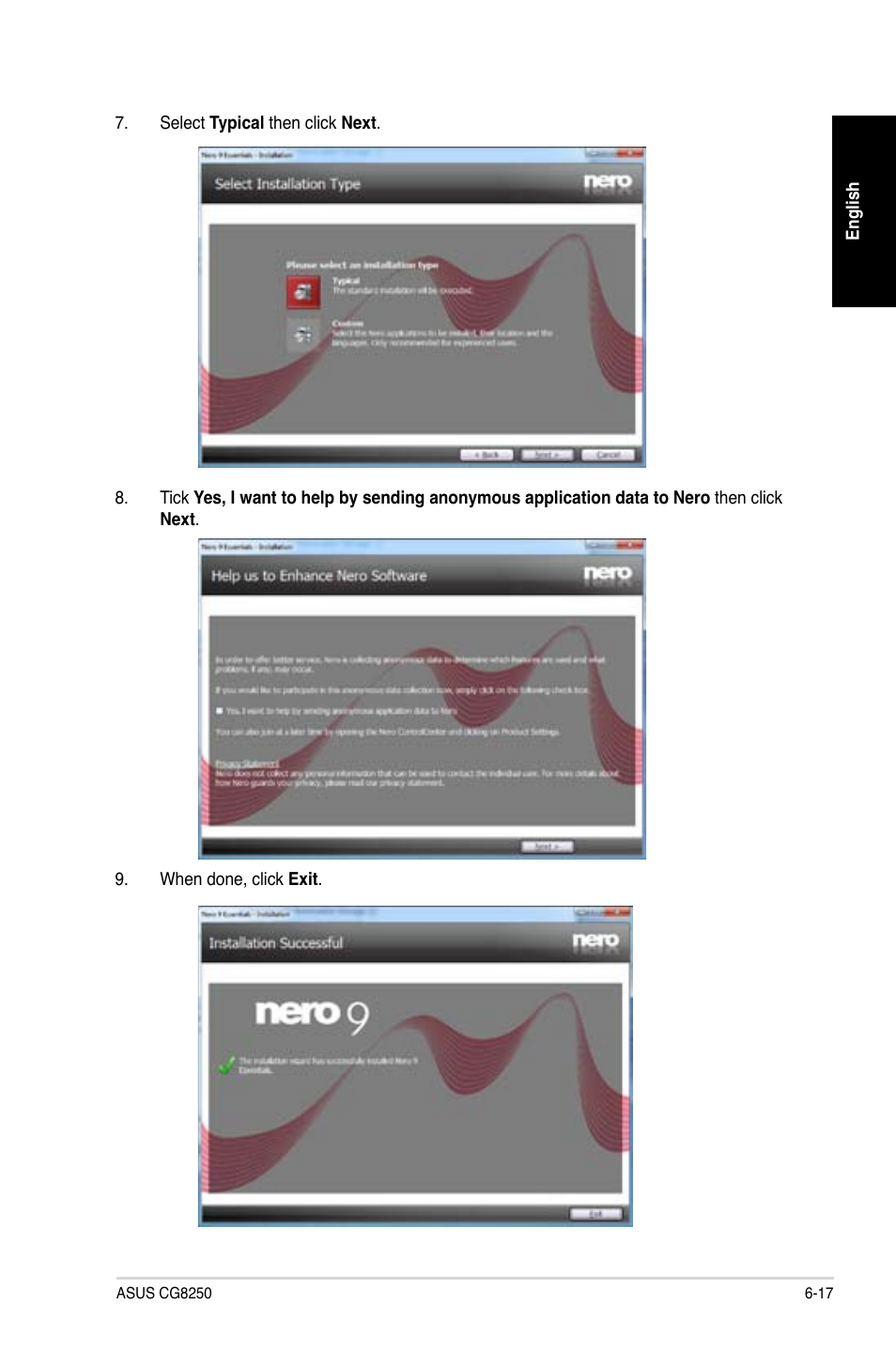 Asus CG8250 User Manual | Page 69 / 243