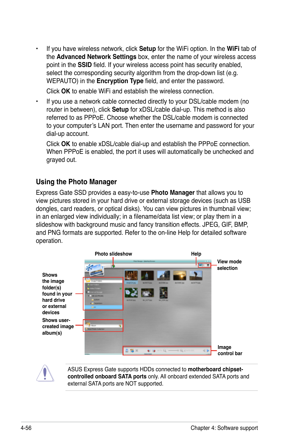 Using the photo manager | Asus P5Q Deluxe User Manual | Page 172 / 192