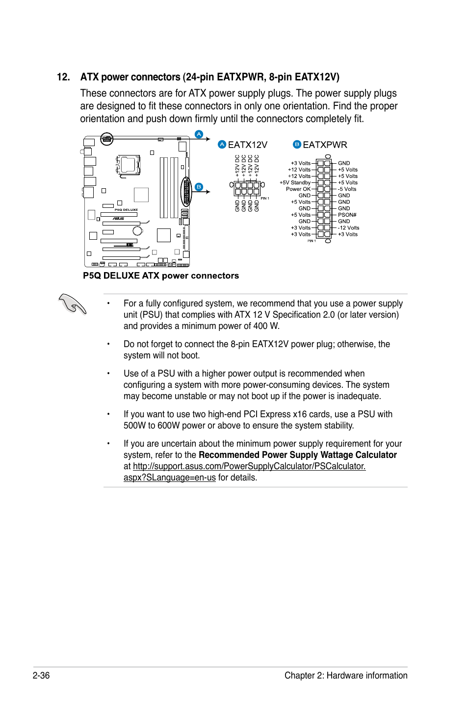 Asus P5Q Deluxe User Manual | Page 62 / 192