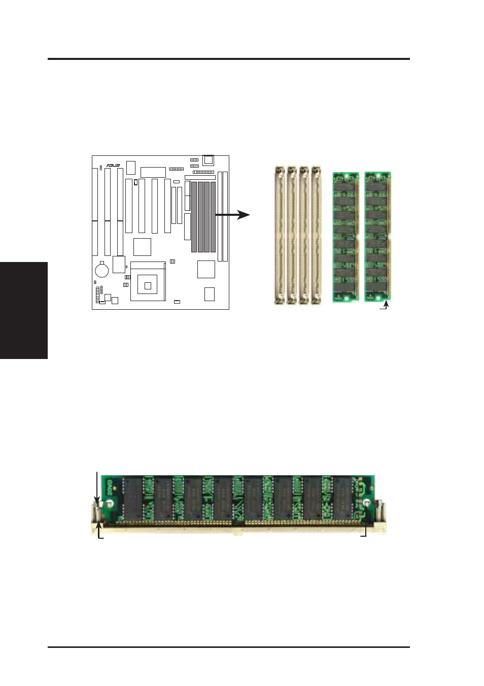 Iii. installation, 72 pin dram in simm socket | Asus TXP4 User Manual | Page 20 / 64