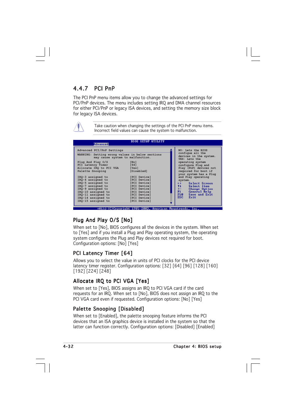 7 pci pnp pci pnp pci pnp pci pnp pci pnp | Asus P5WD2 User Manual | Page 100 / 150