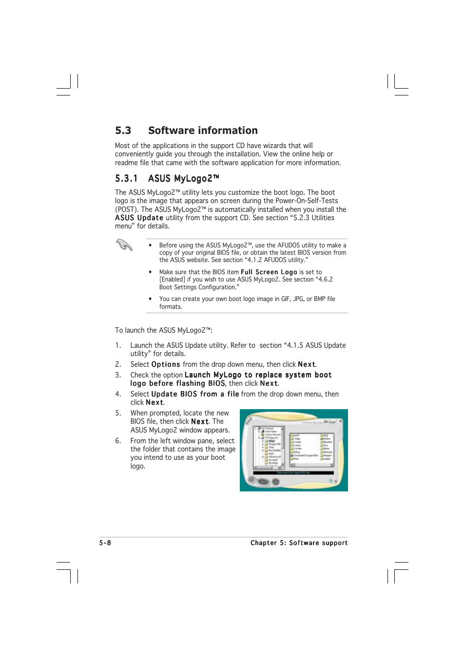 3 software information | Asus P5WD2 User Manual | Page 122 / 150