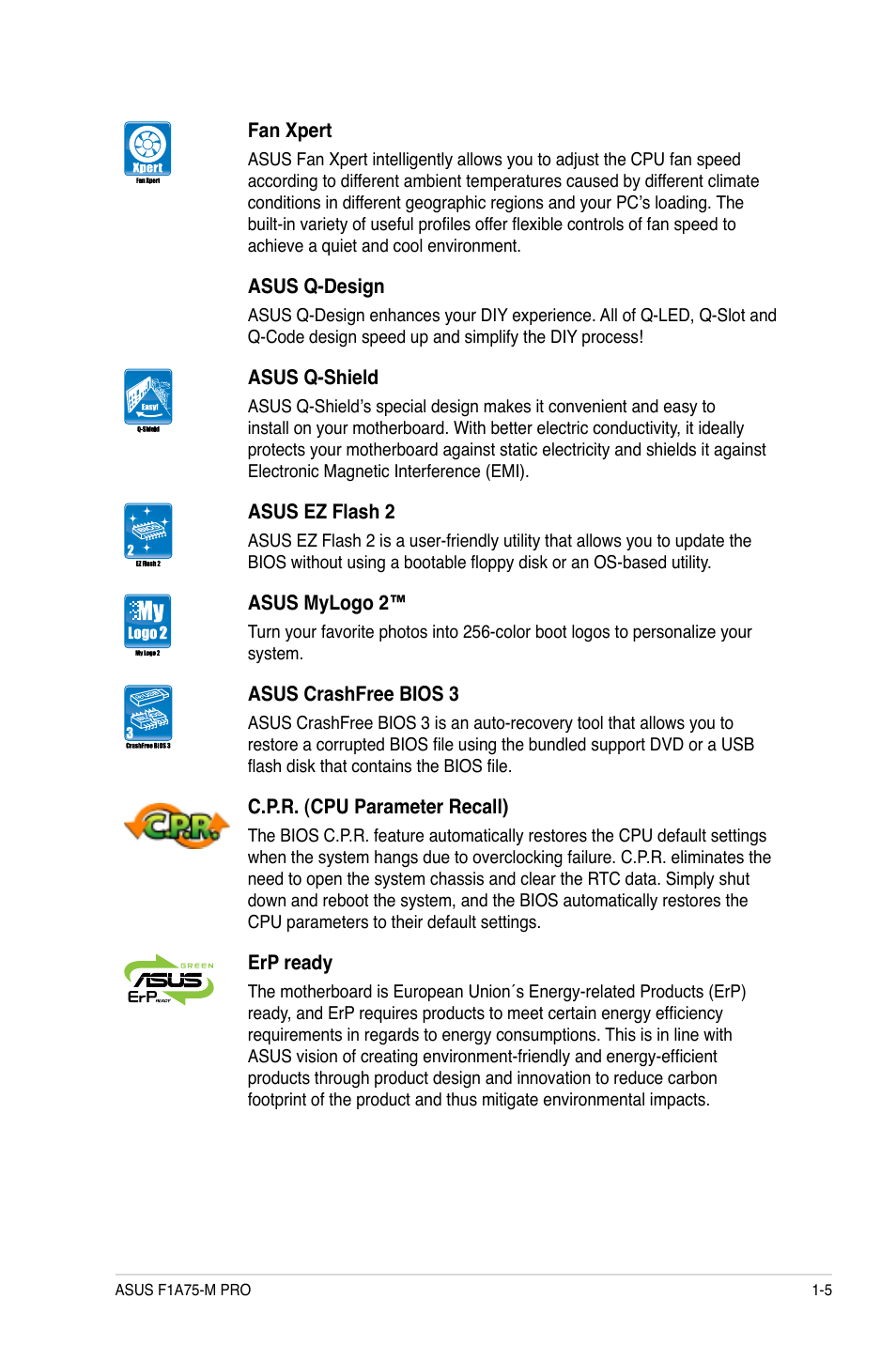 Asus F1A75-M PRO User Manual | Page 17 / 72