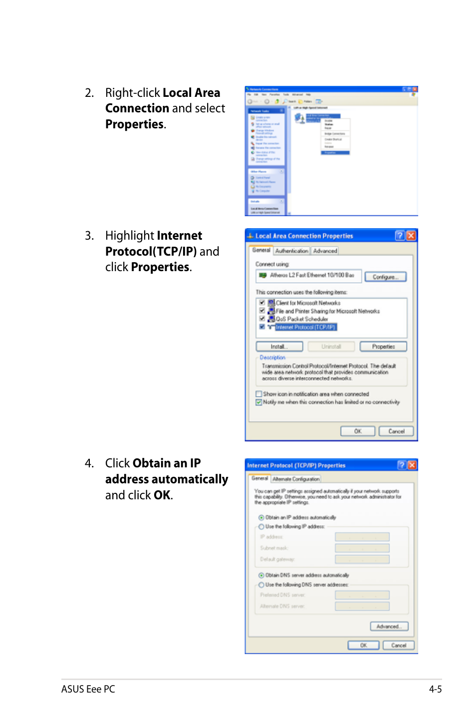 Asus Eee PC 901/XP User Manual | Page 49 / 84