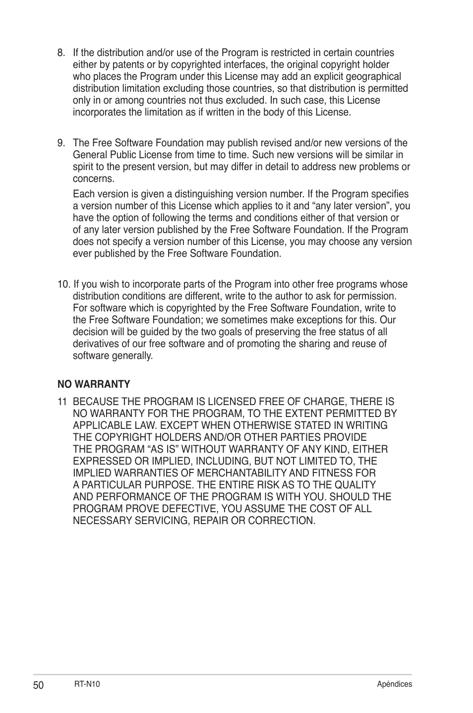 Asus RT-N10 (VER.C1) User Manual | Page 50 / 53