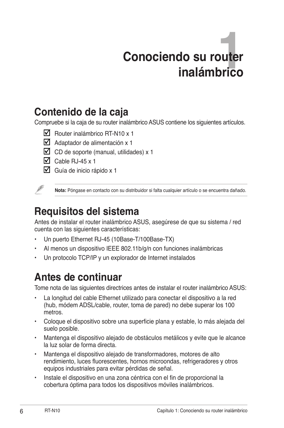 Asus RT-N10 (VER.C1) User Manual | Page 6 / 53