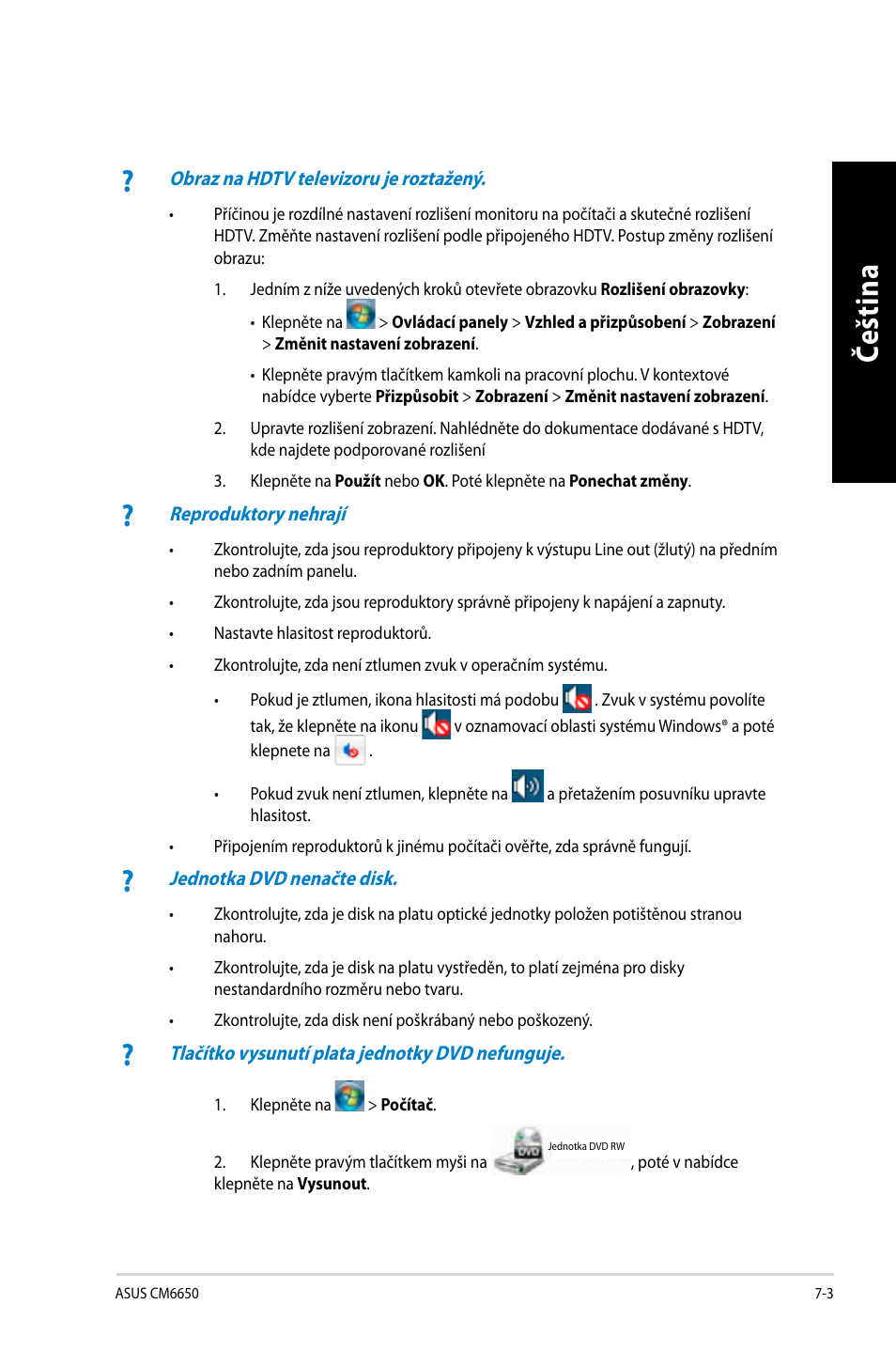 Če šti na če št in a če šti na če št in a | Asus CM6650 User Manual | Page 163 / 420