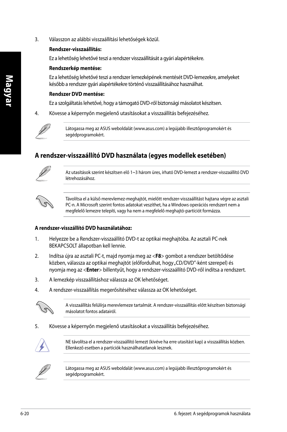 Mag ya r m ag ya r | Asus CM6650 User Manual | Page 244 / 420