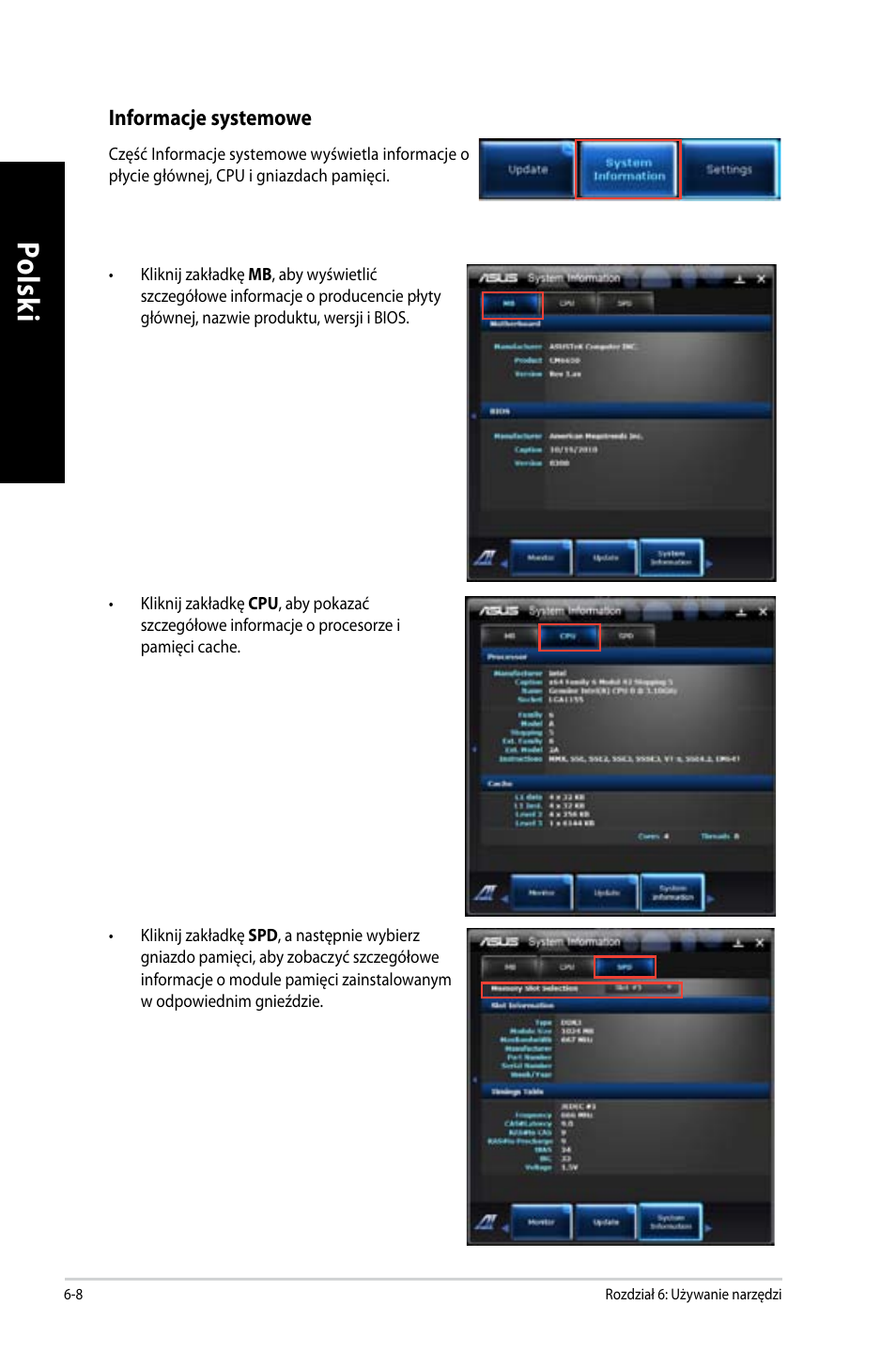 Po lsk i po ls ki po lsk i po ls ki | Asus CM6650 User Manual | Page 400 / 420