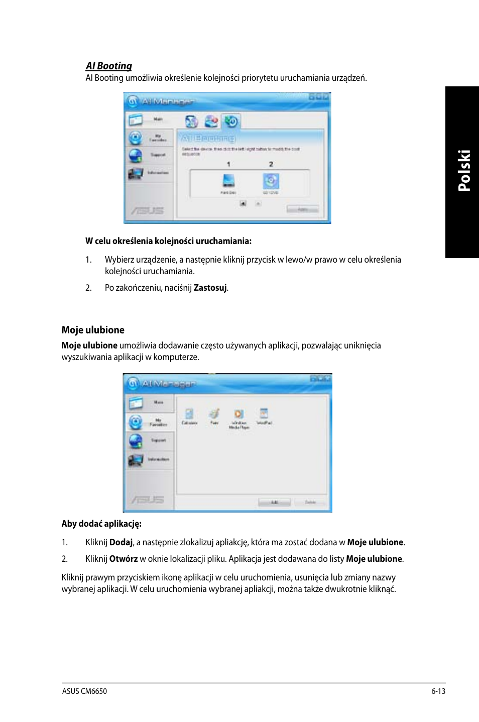 Po lsk i po ls ki po lsk i po ls ki | Asus CM6650 User Manual | Page 405 / 420
