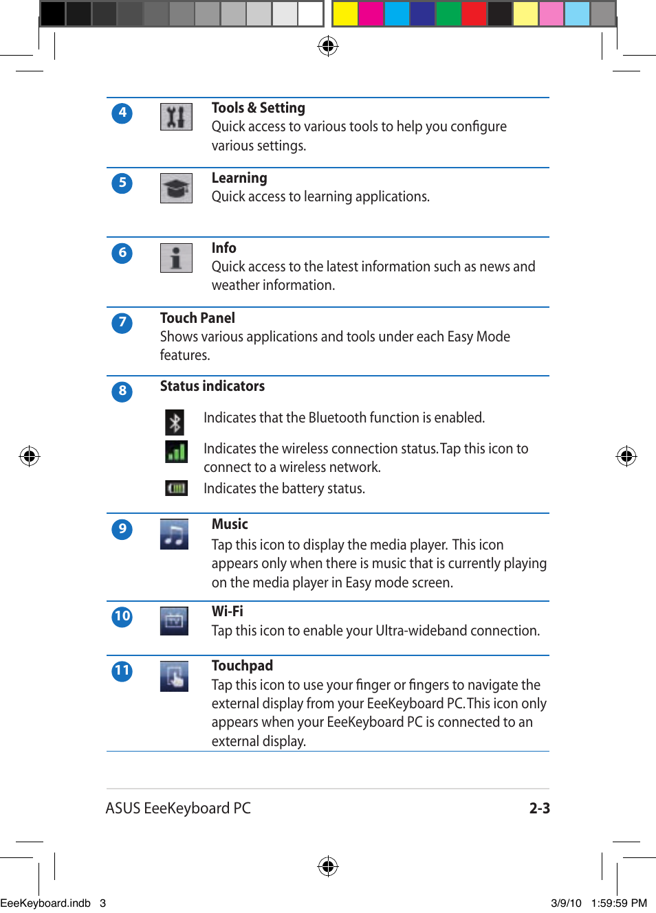 Asus EK1542 User Manual | Page 23 / 48