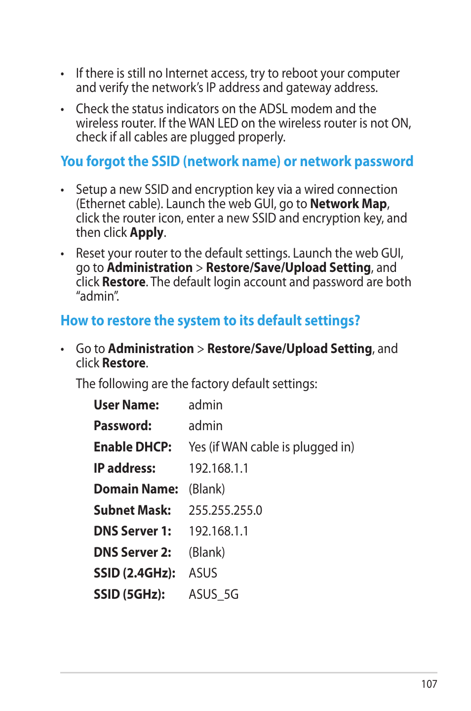 Asus RT-N66W User Manual | Page 107 / 130