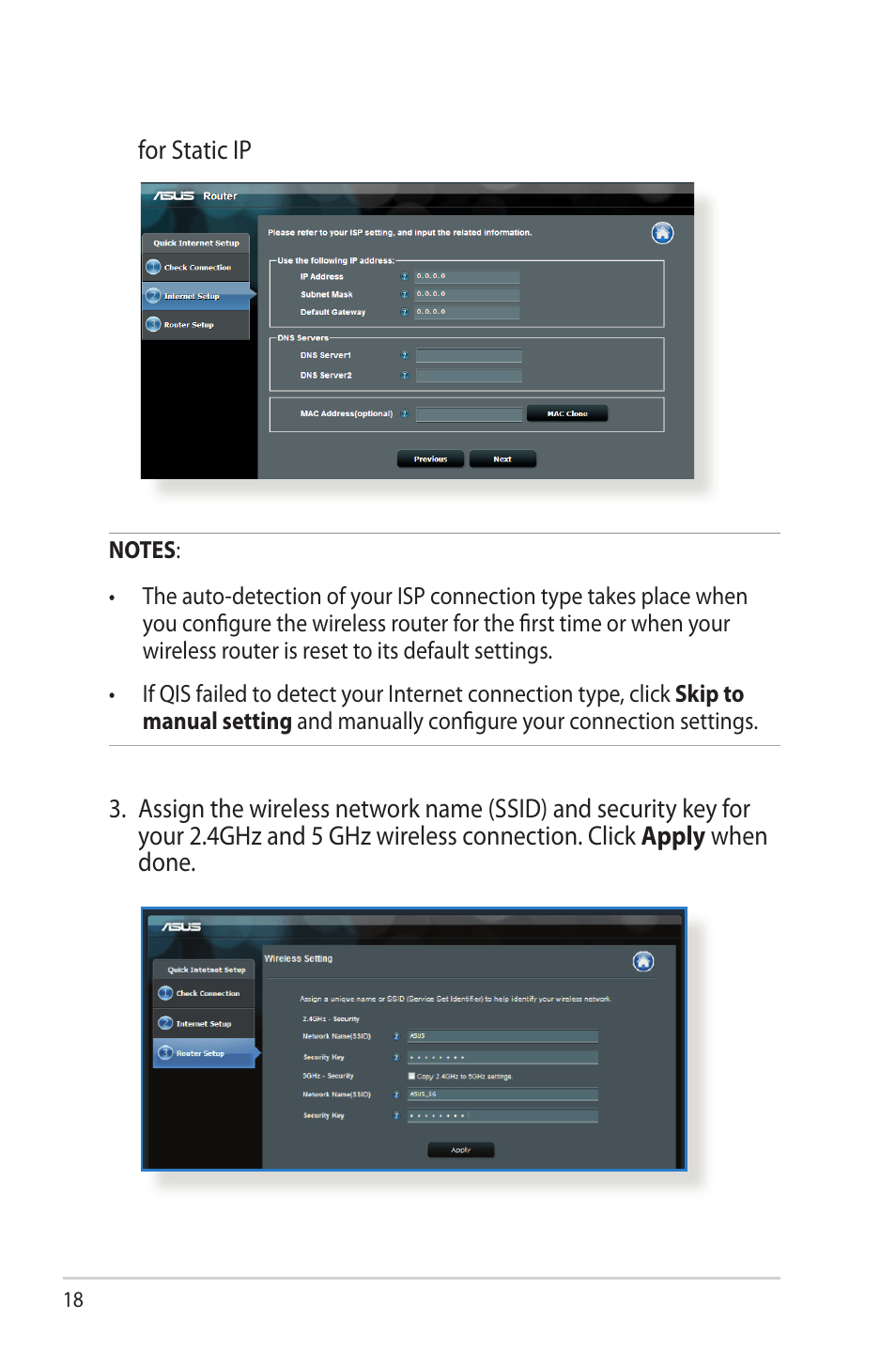 Asus RT-N66W User Manual | Page 18 / 130