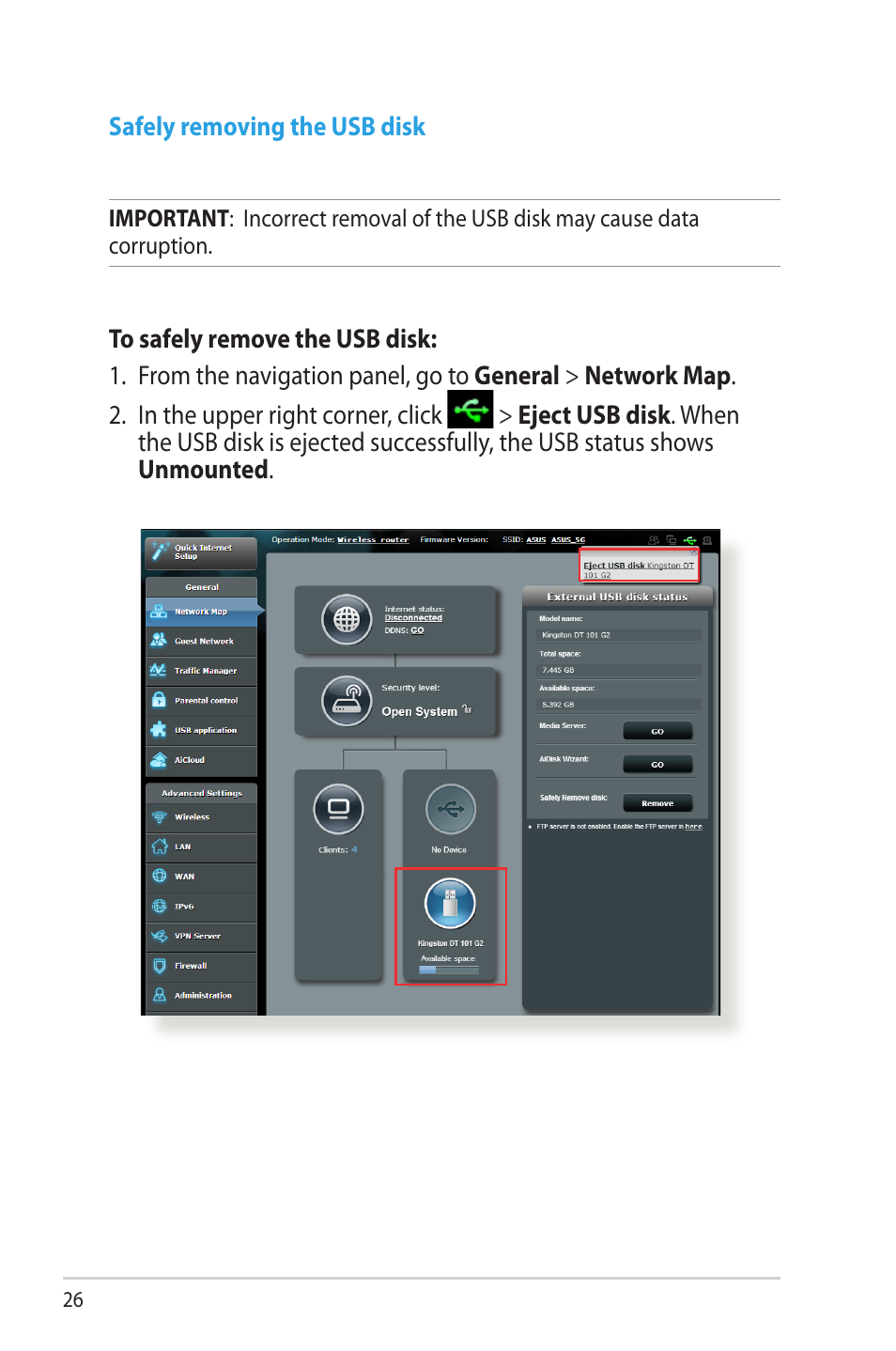 Asus RT-N66W User Manual | Page 26 / 130