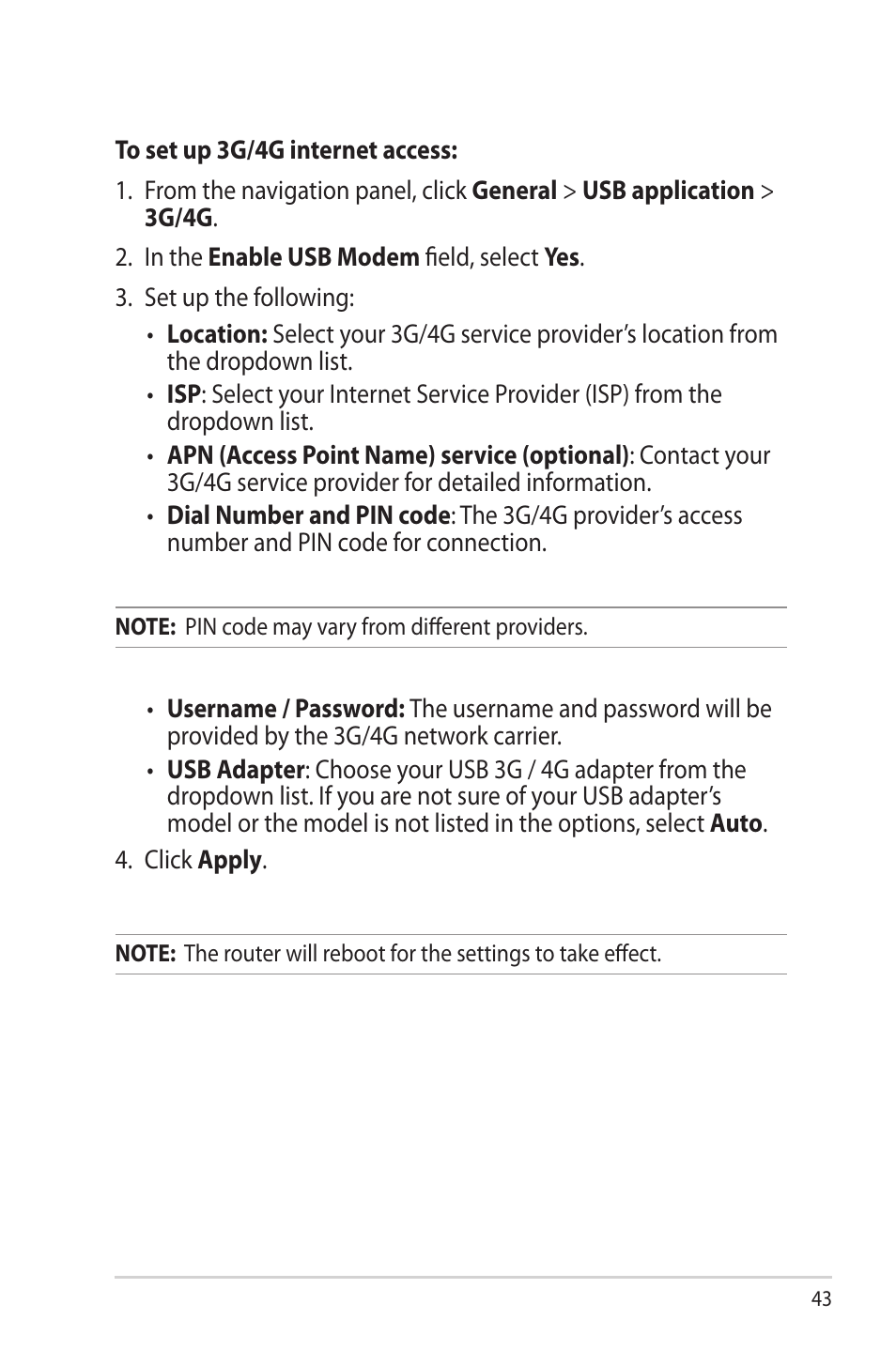 Asus RT-N66W User Manual | Page 43 / 130