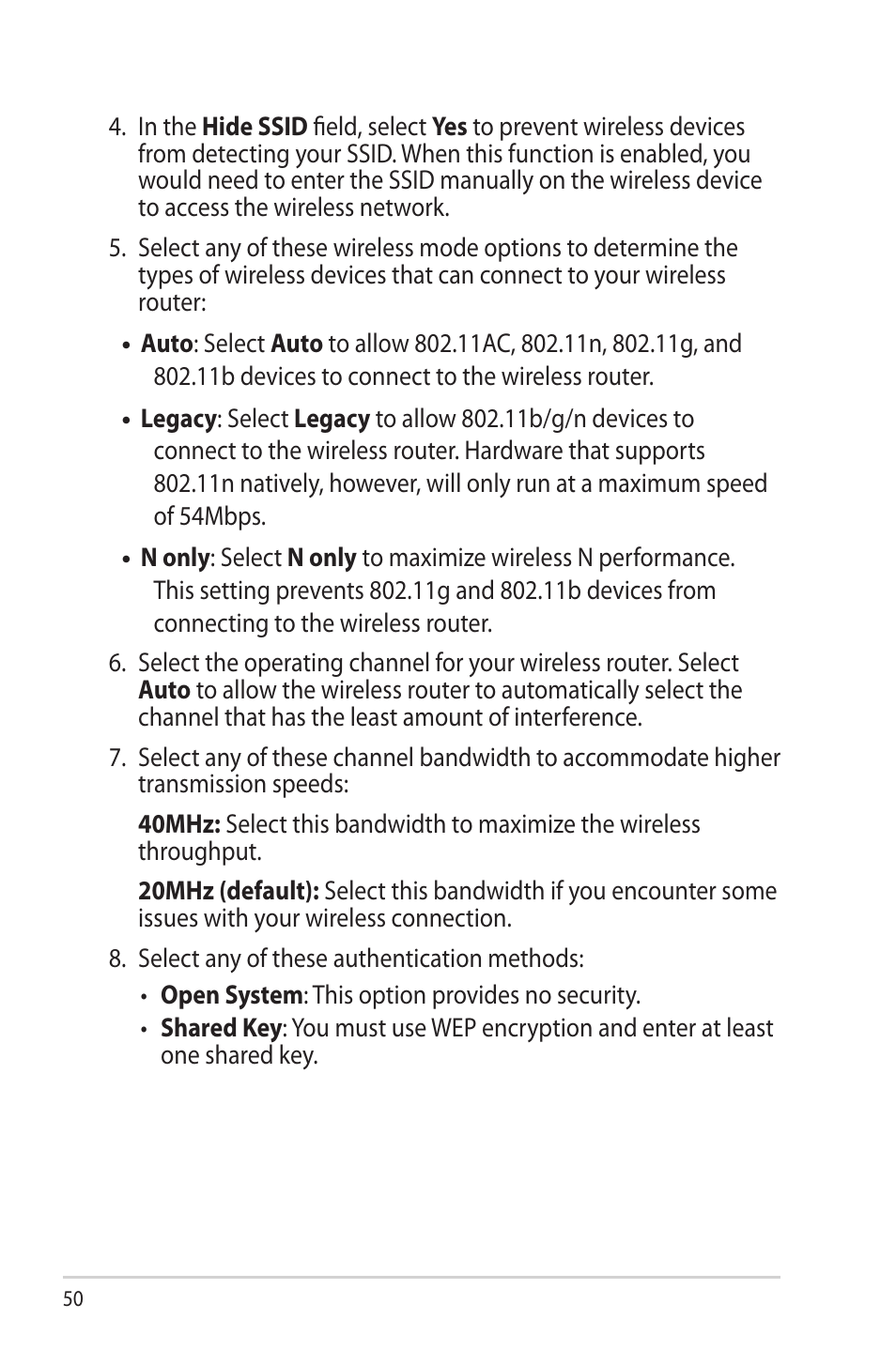 Asus RT-N66W User Manual | Page 50 / 130