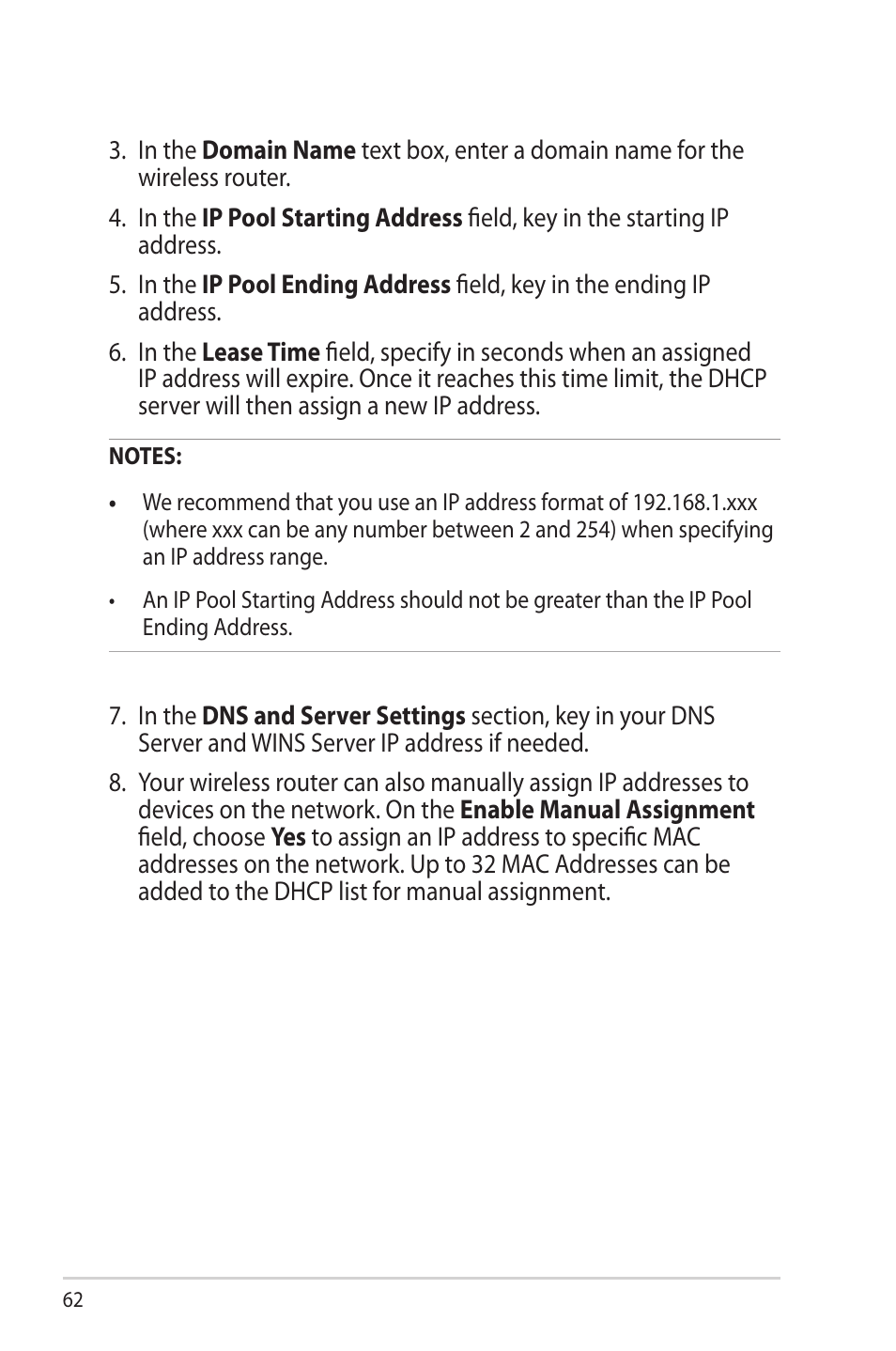 Asus RT-N66W User Manual | Page 62 / 130