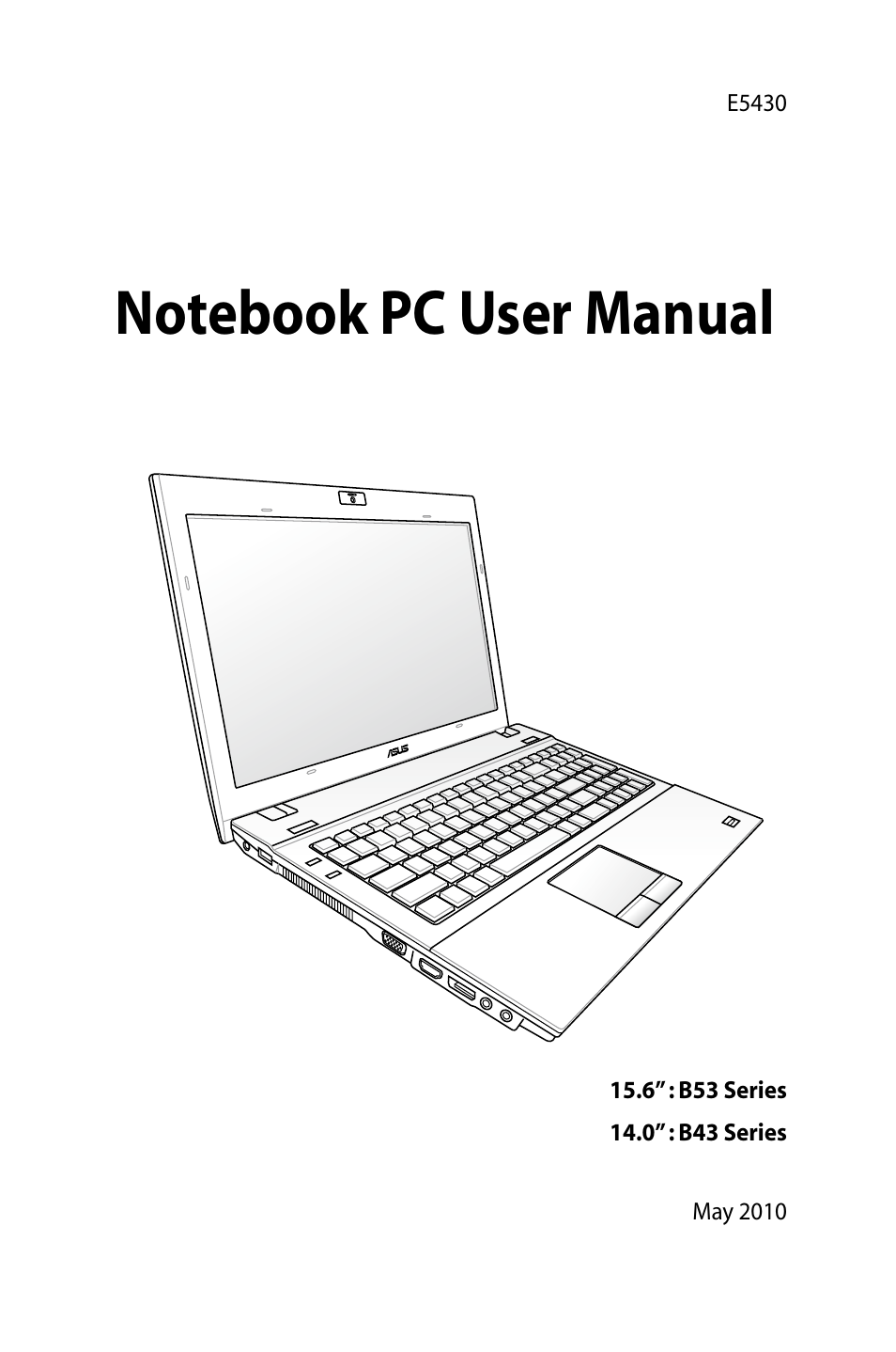 Asus B53J User Manual | 126 pages