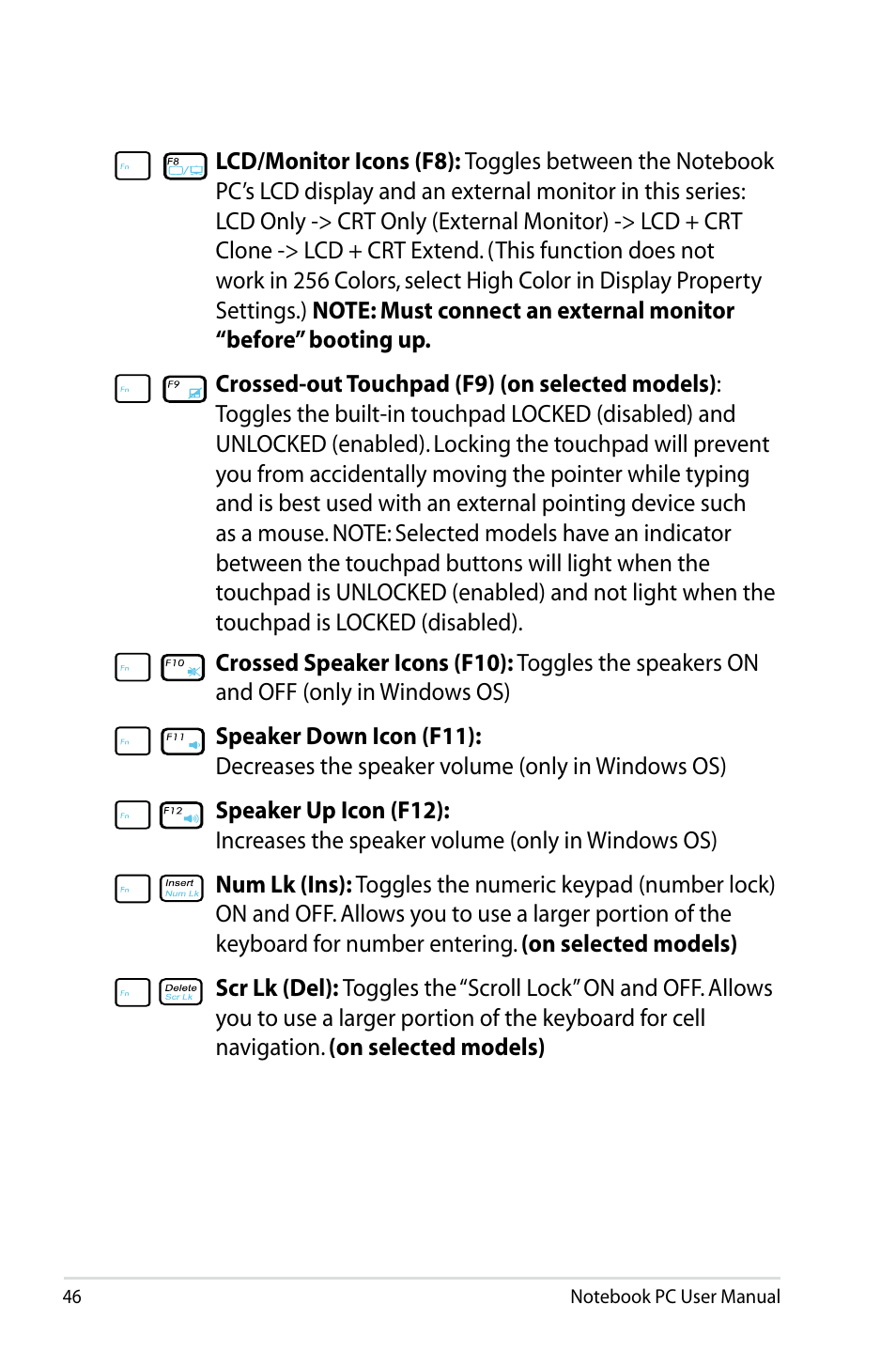 Asus B53J User Manual | Page 46 / 126