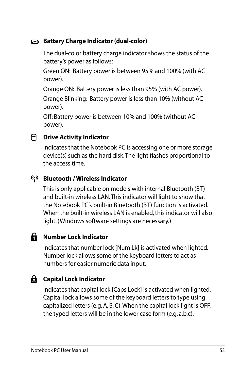 Asus B53J User Manual | Page 53 / 126