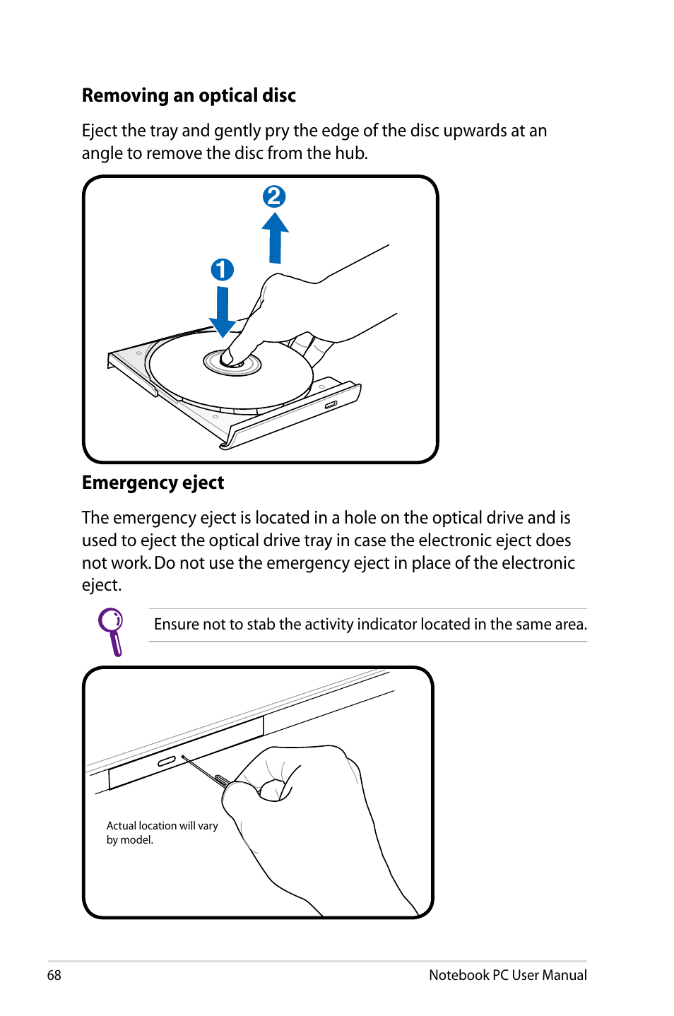 Asus B53J User Manual | Page 68 / 126