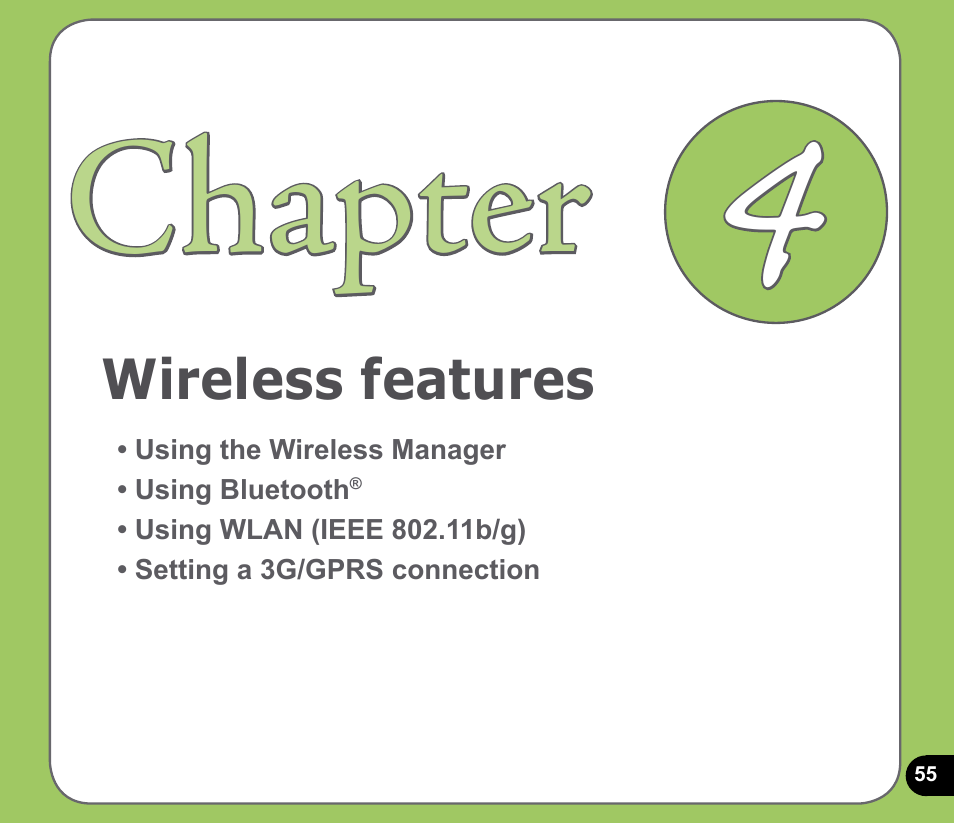 Chapter | Asus P735 User Manual | Page 55 / 150