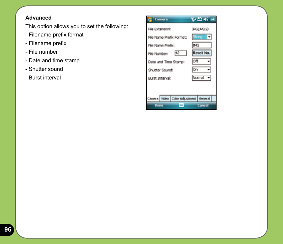 Asus P735 User Manual | Page 96 / 150