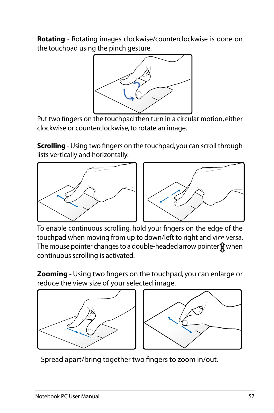 Asus R701VZ User Manual | Page 57 / 122