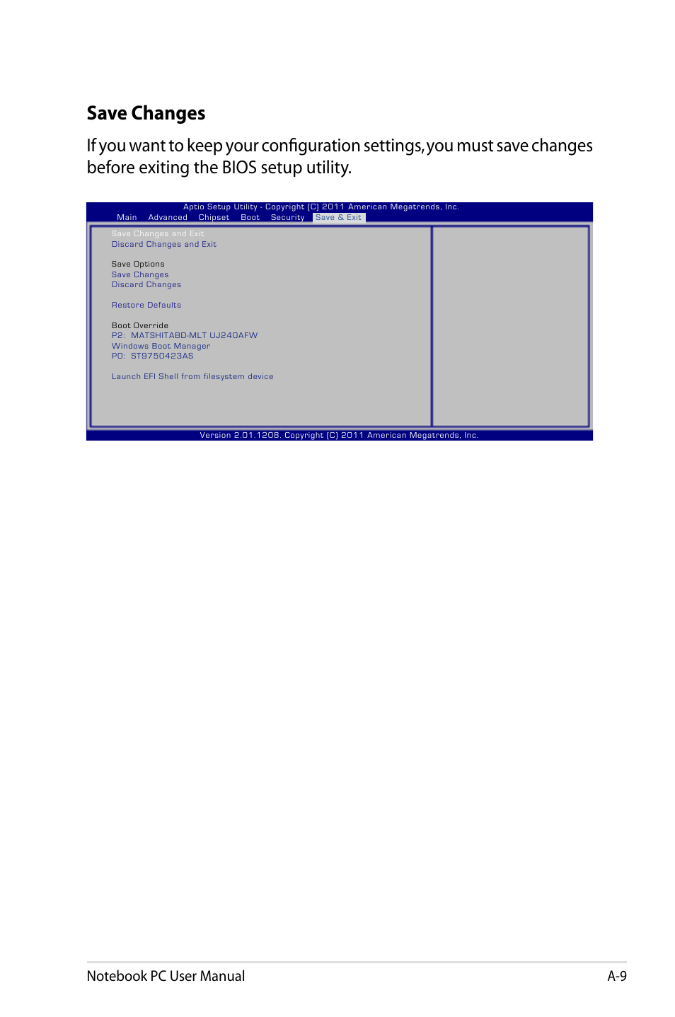 Save changes | Asus R701VZ User Manual | Page 89 / 122