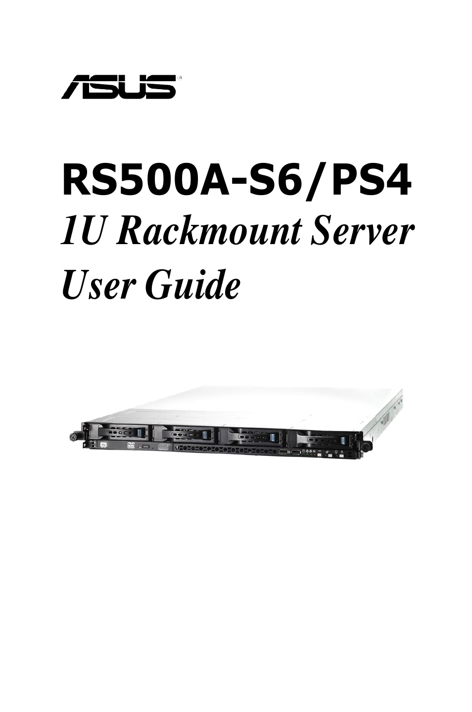 Asus RS500A-S6/PS4 User Manual | 142 pages