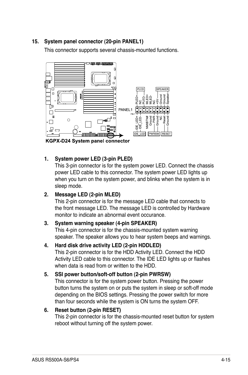 Asus RS500A-S6/PS4 User Manual | Page 63 / 142