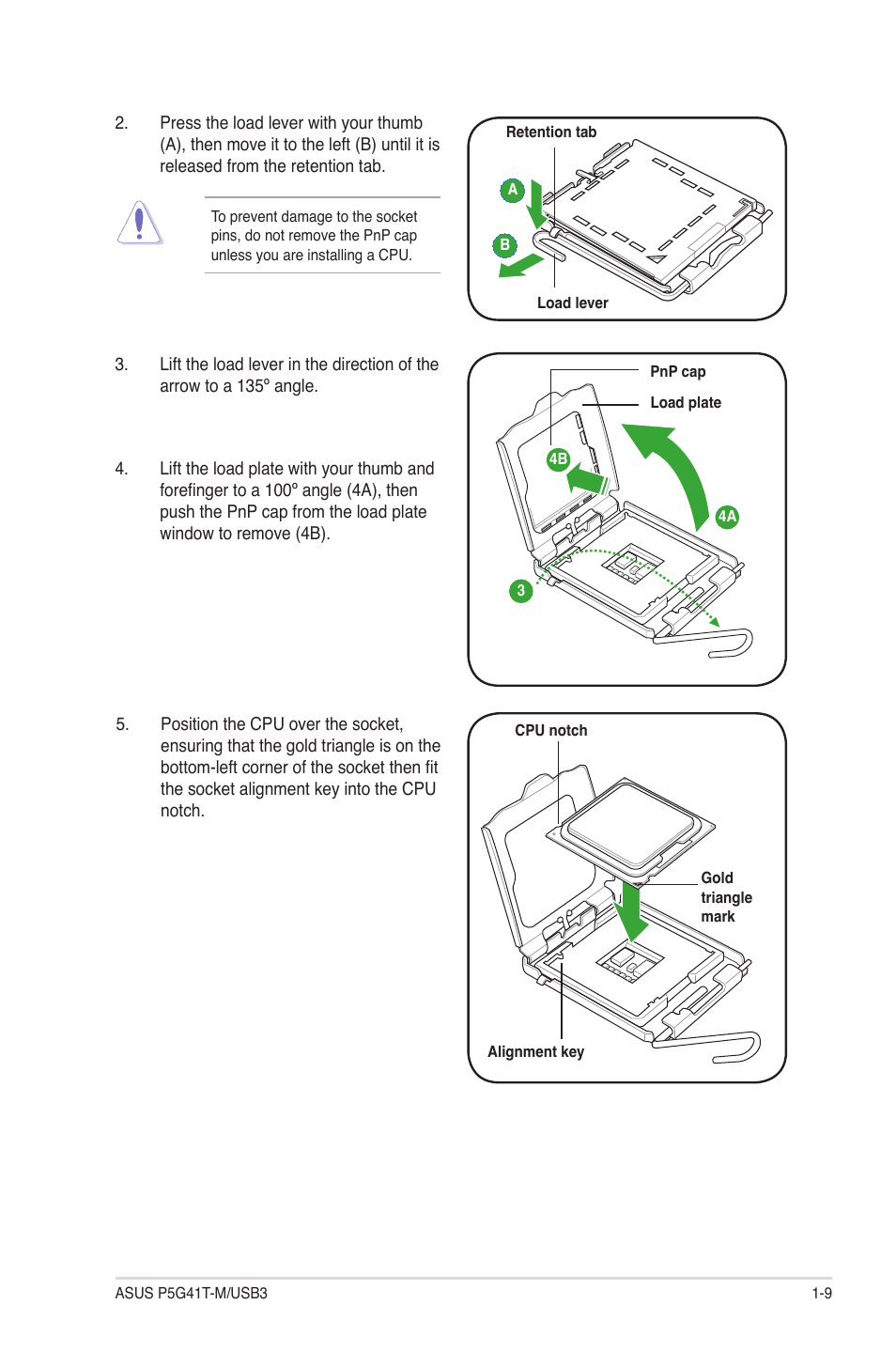 Asus P5G41T-M/USB3 User Manual | Page 19 / 62