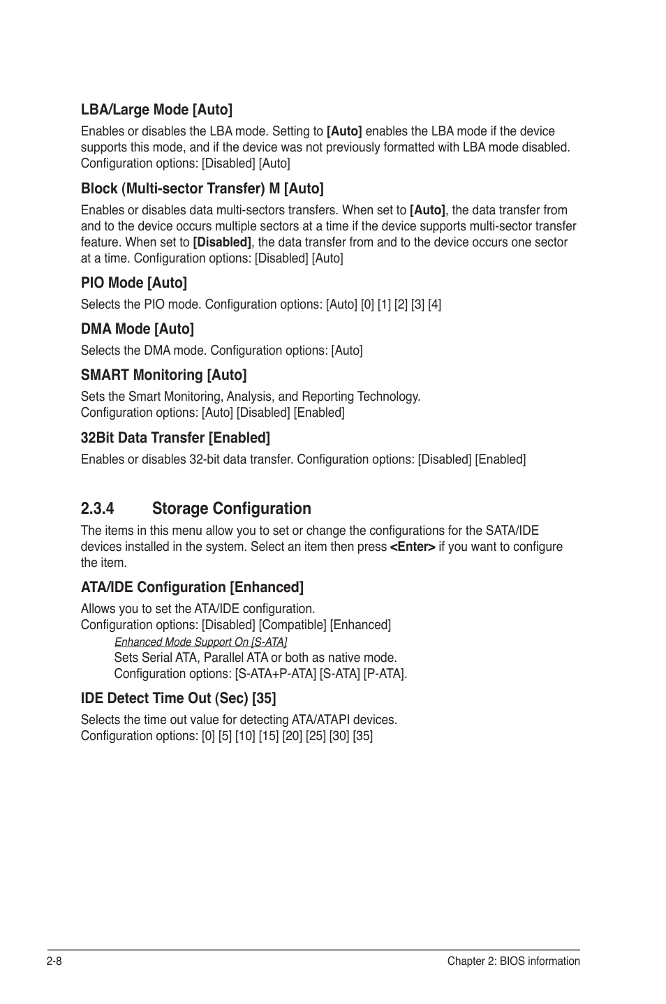 4 storage configuration, Storage configuration -8 | Asus P5G41T-M/USB3 User Manual | Page 46 / 62