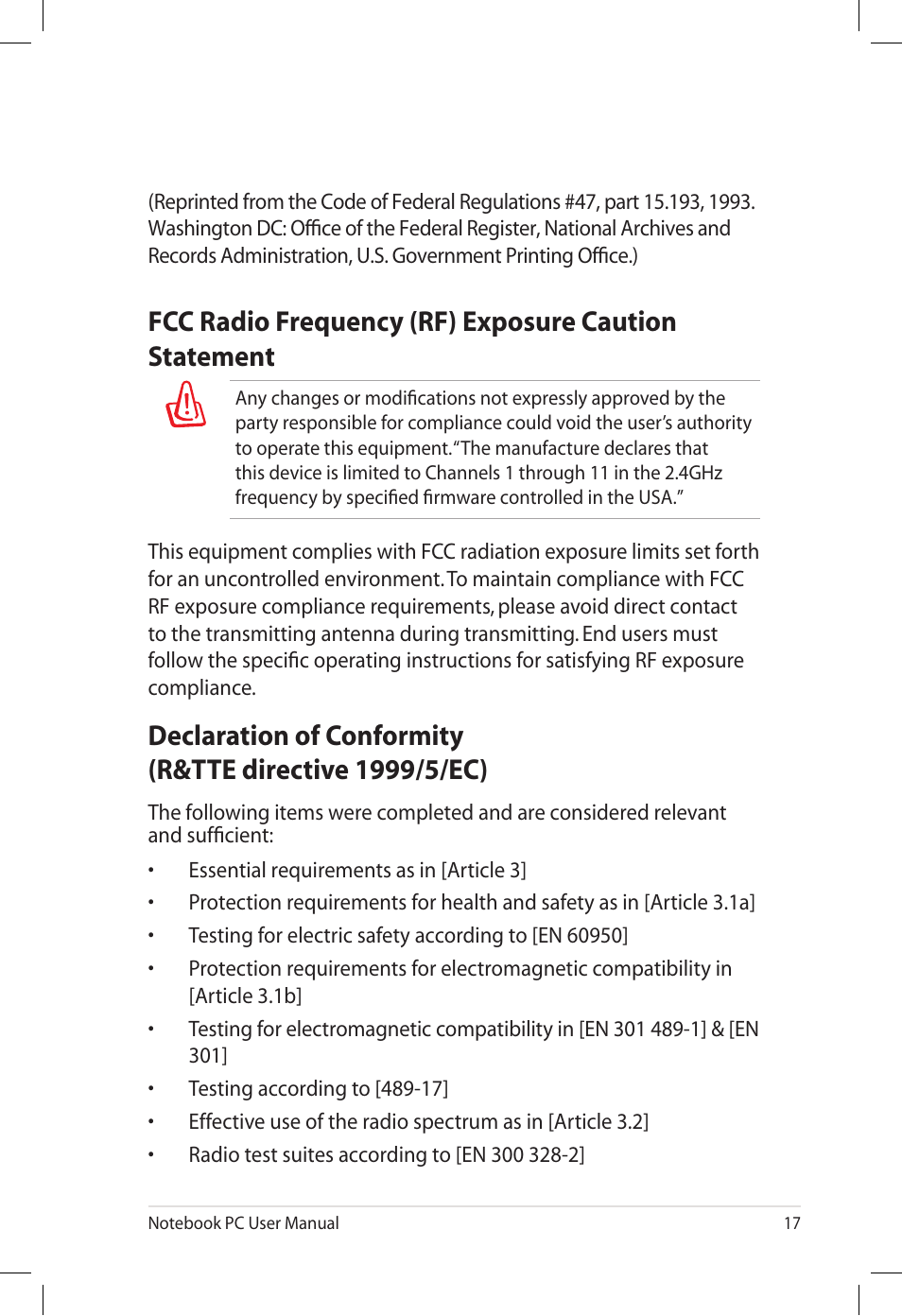 Asus UL80V User Manual | Page 17 / 26