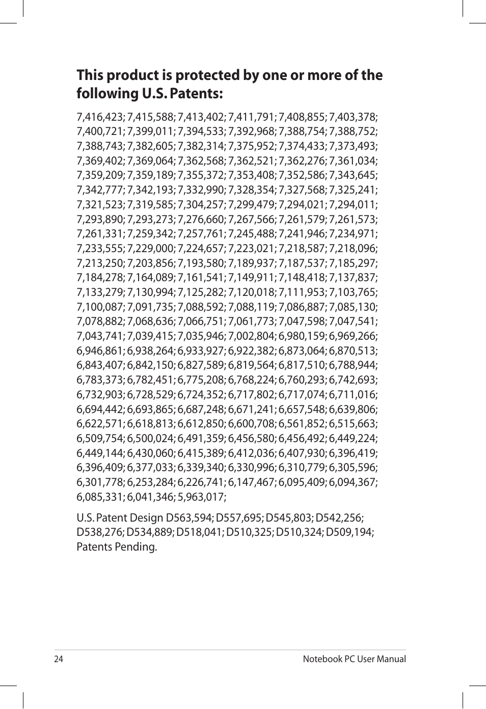 Asus UL80V User Manual | Page 24 / 26