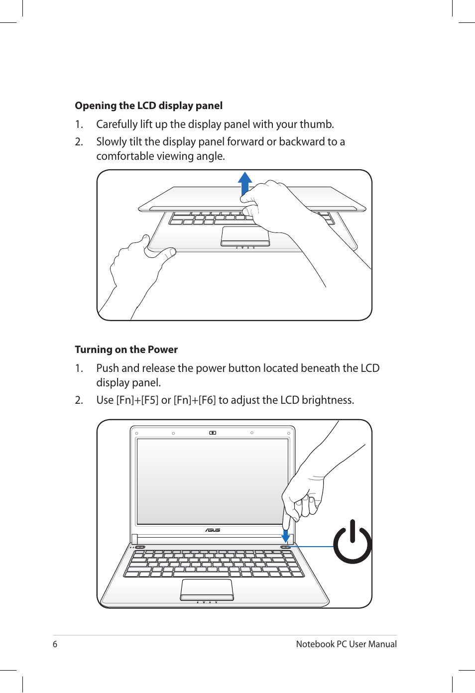 Asus UL80V User Manual | Page 6 / 26